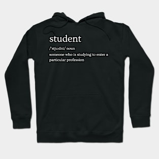 Student Typography Hoodie